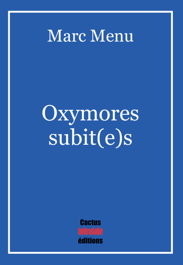 Couverture – Oxymores